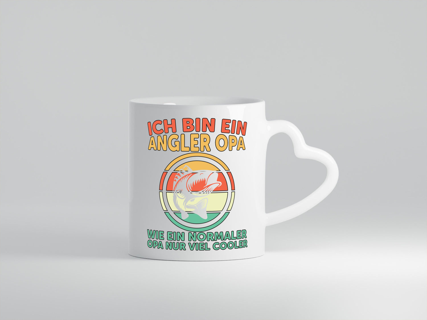 Angler Opa, wie normal, nur cooler | Fisch Geschenk Familie Geschenkidee