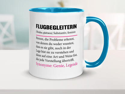 Flugbegleiterin | Spruch Stewardess Flughafen lustiger Geschenk Humor