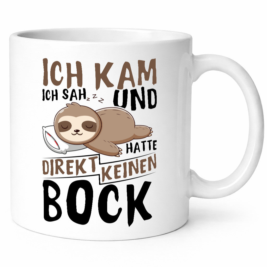 Ich hatte keinen Bock | Faultier Büro Arbeit Geschenk Kollegen lustiger Spruch