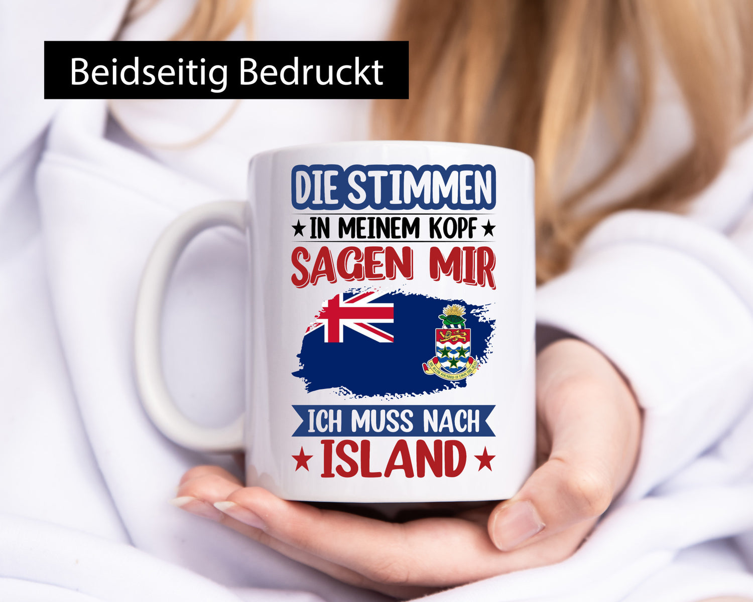 Island | Urlaub Stimmen in meinem Kopf Traumland Geschenk Humor Geschenkidee