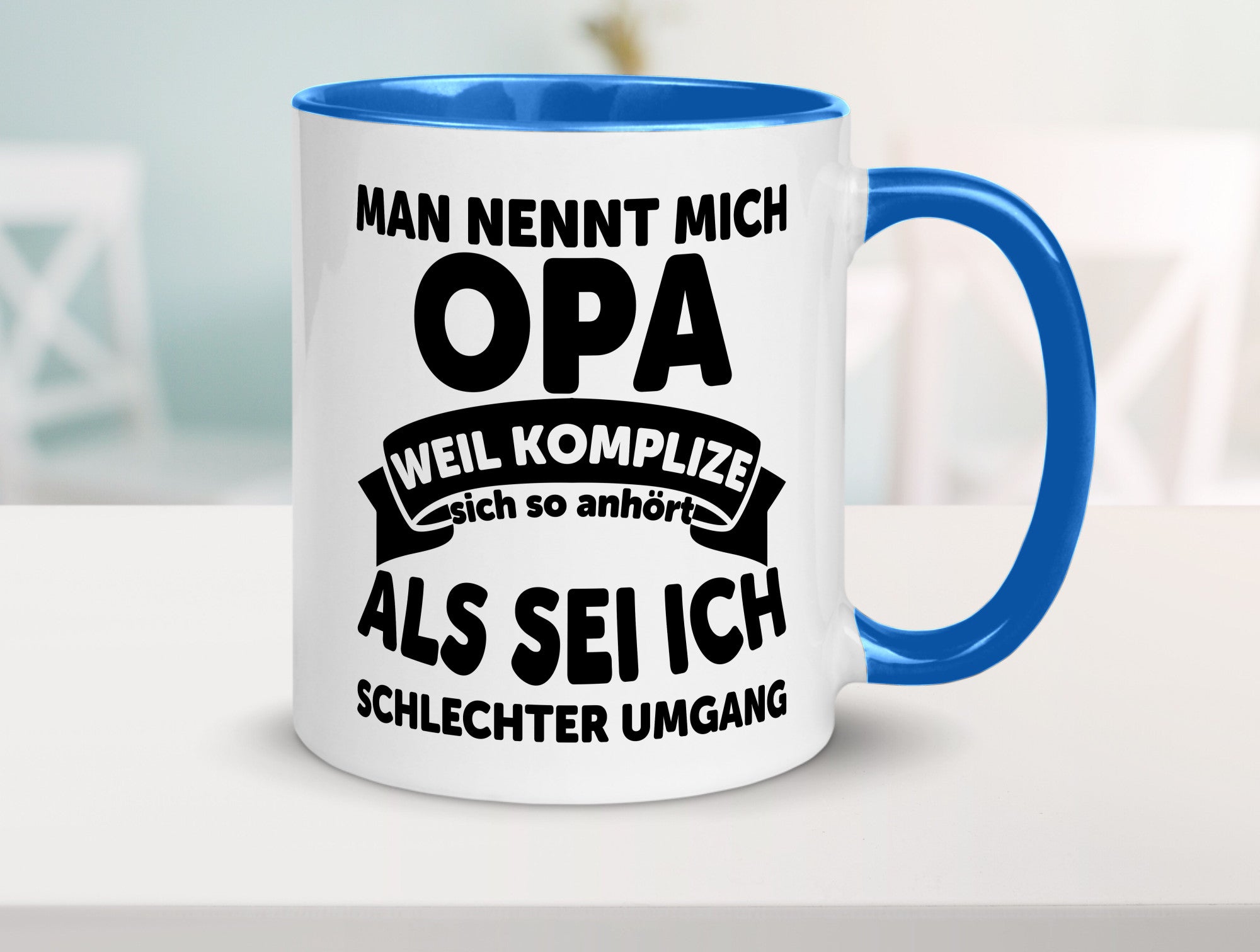 Nenn mich Opa, Komplize schlechter Umgang | Opa Witz Geschenk Familie