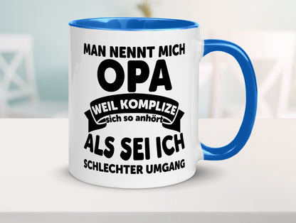 Nenn mich Opa, Komplize schlechter Umgang | Opa Witz Geschenk Familie