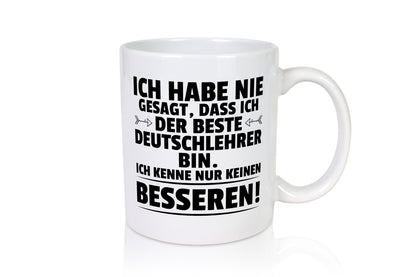 Der Beste Deutschlehrer | Lehrer Schule Geschenkidee Humor Tasse