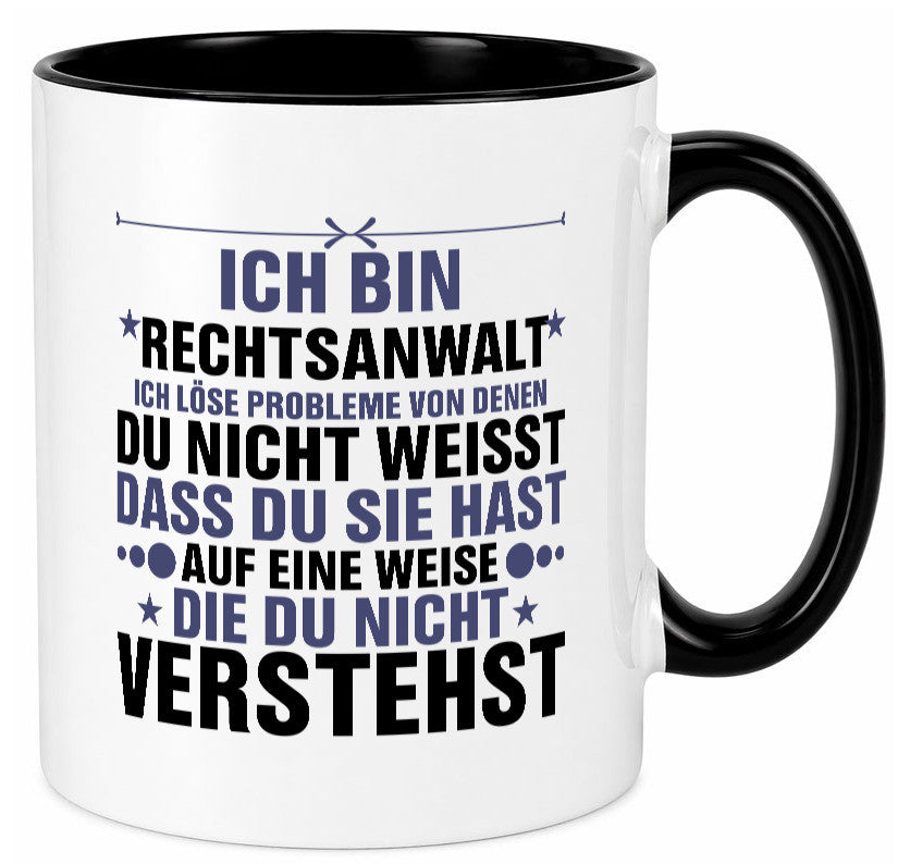 Löse Probleme: Rechtsanwalt | Anwalt Jurist v2 lustig Humor Geschenkidee