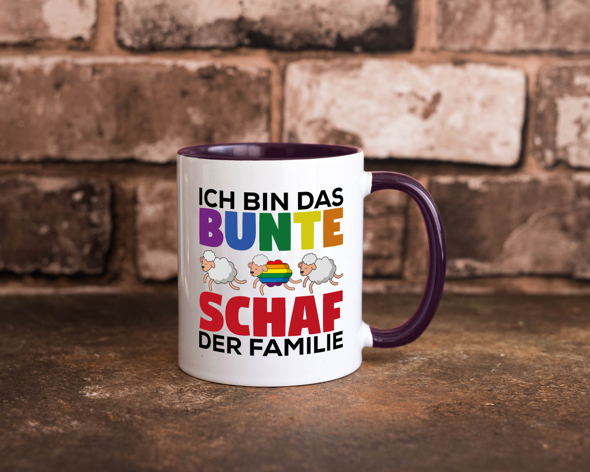 LGBTQ+ Tasse | Buntes Schaf Regenbogen Humor Geschenkidee