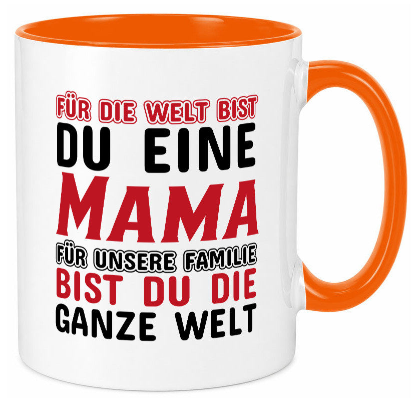 Beste mama der Welt lustiger Spruch Geschenk Familie Geschenkidee Tasse