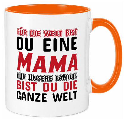 Beste mama der Welt lustiger Spruch Geschenk Familie Geschenkidee Tasse
