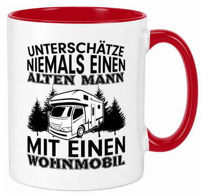 Alter Mann mit Wohnmobil | Männer Tasse Camping Geschenk Humor Geschenkidee