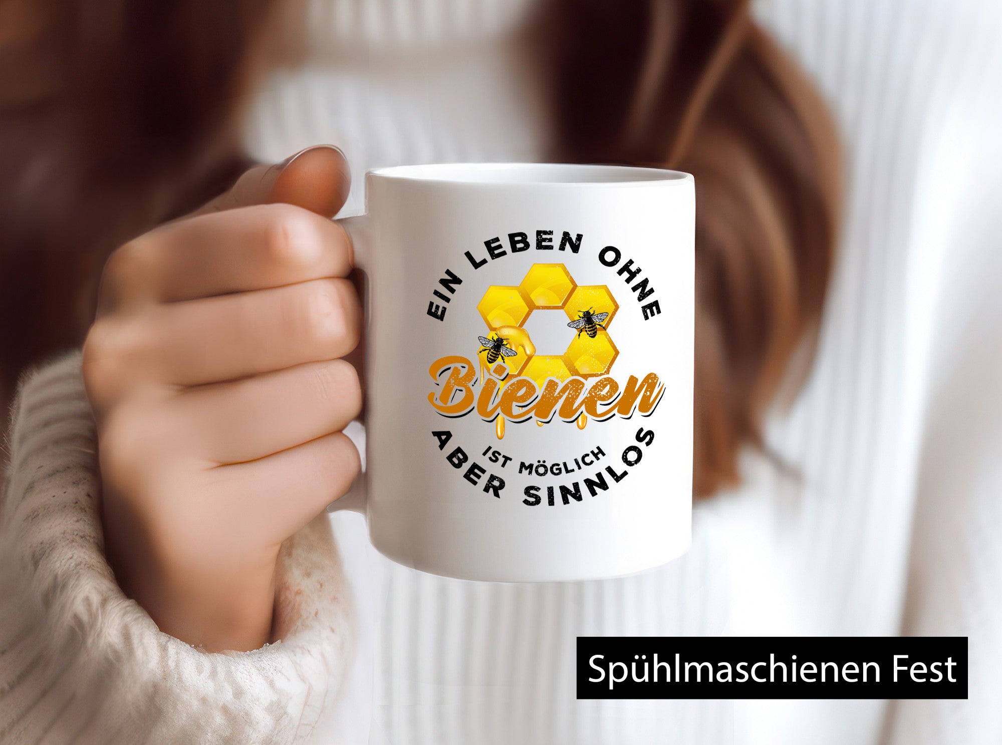 Ein Leben ohne Bienen ist möglich aber sinnlos Geschenk Humor Geschenkidee