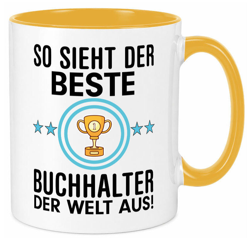 Bester Buchhalter | Büro Kollegen Beruf Geschenk Arbeit lustiger Spruch Tasse
