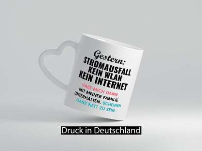 Stromausfall | Nette Familie Kein Internet Geschenk Geschenkidee lustiger