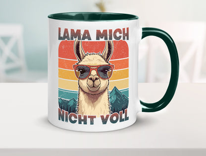 Lama mich nicht voll | Alpaka Kamel Retro lustig Humor Geschenkidee Geschenk