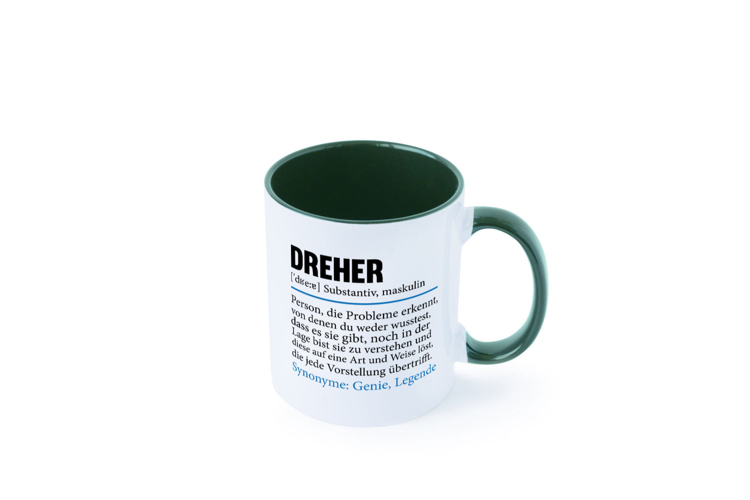 Dreher Humor | Fräser Zerspannungsmechaniker Geschenkidee Tasse