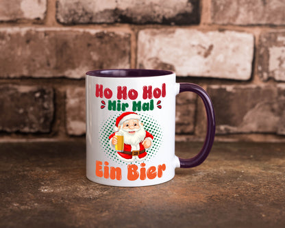 Ho mir mal ein Bier | Ugly Christmas Trinken v2 Geschenkidee Humor Tasse