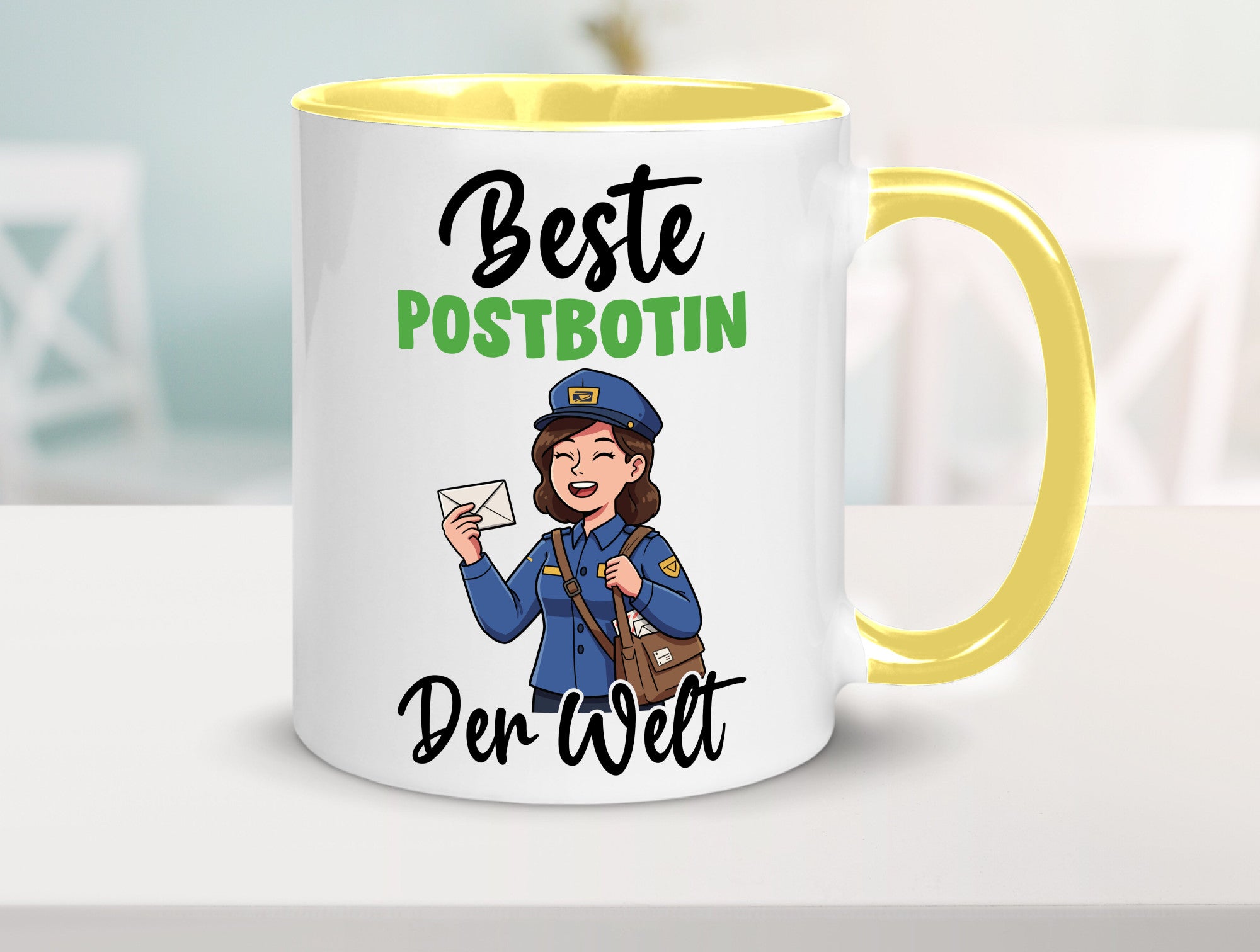 Beste Postbotin | Beruf Post Briefträger v2 lustig Arbeit Kollegen Büro