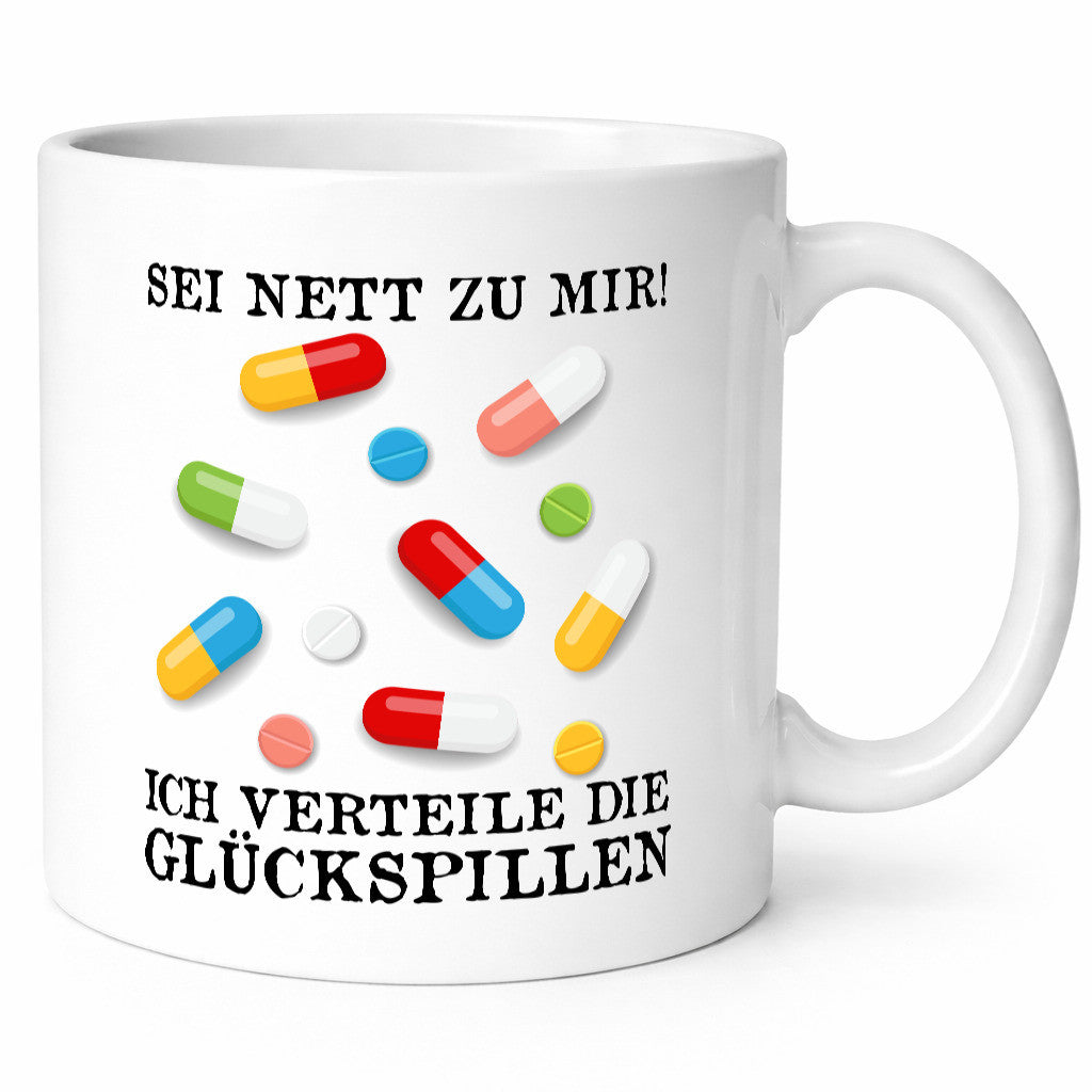 Sei nett zu mir | Pillen Medikamente Therapeut Arzt lustig Humor Geschenkidee