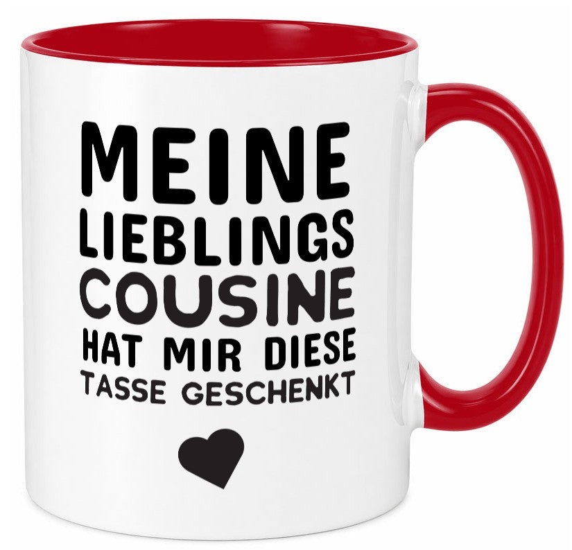 Lieblingscousine | Cousine Tasse Cousinen Humor Geschenkidee