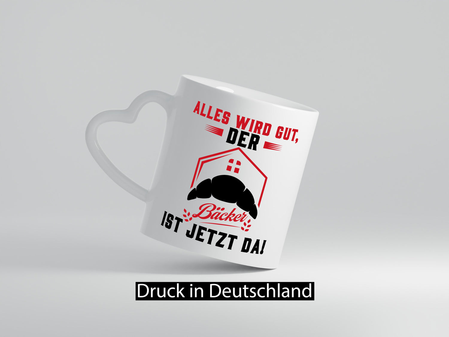 Der Bäcker ist jetzt da | Bäckerrei Geschenk Humor Geschenkidee lustiger Spruch