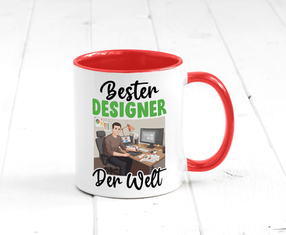 Bester Designer Beruf | Mode v2 lustiger Spruch Geschenk Arbeit Kollegen Büro