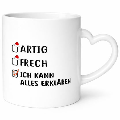 Christmas | Naughty Nice Funny Saying Gift Humor Gift Idea Mug
