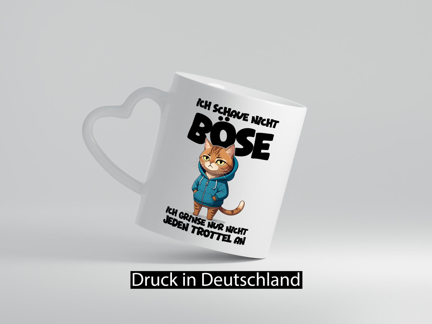 Ich schaue nicht böse | Katze Katzenliebhaber Geschenk Tierliebhaber Humor