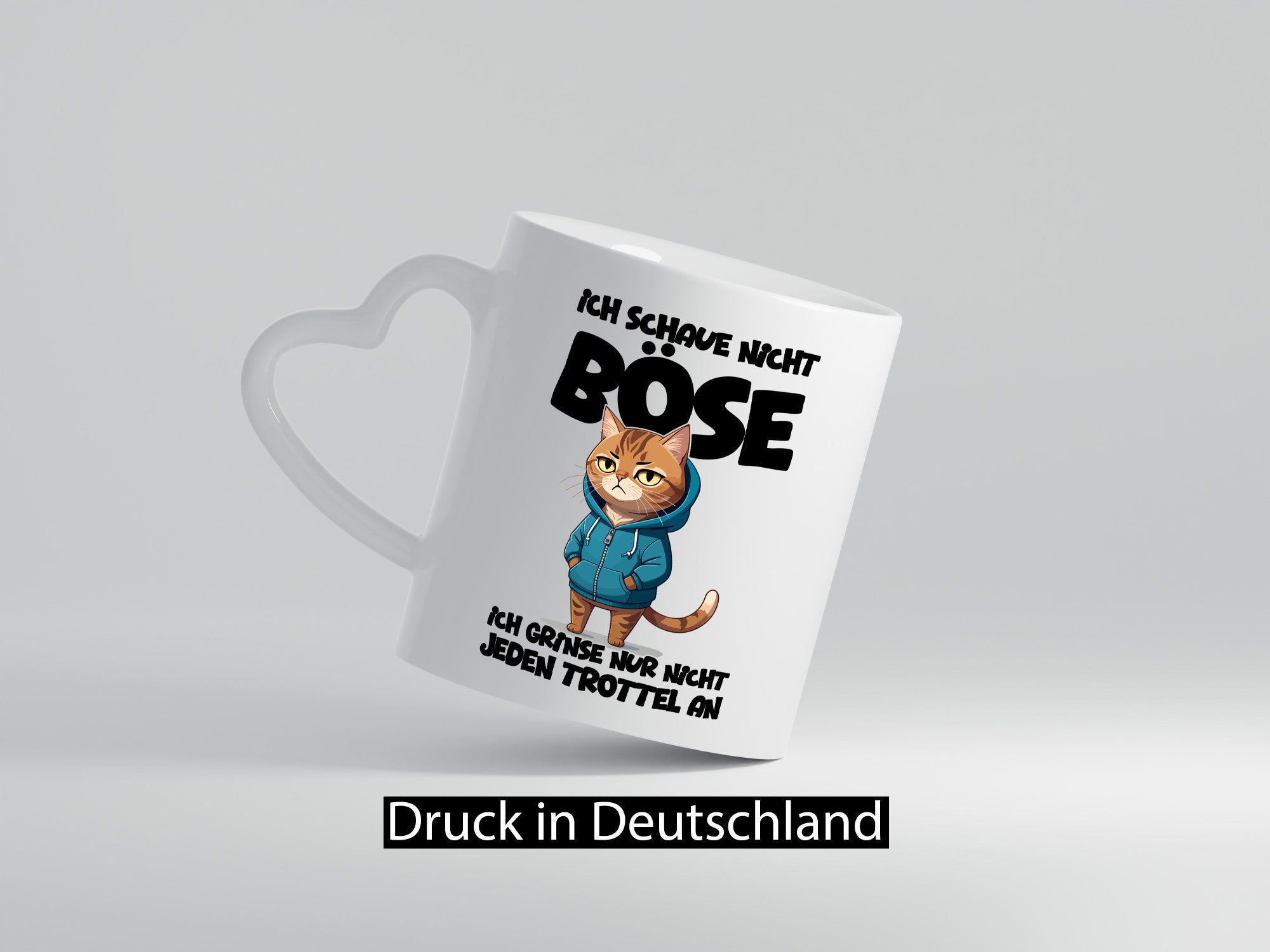 Ich schaue nicht böse | Katze Katzenliebhaber Geschenk Tierliebhaber Humor