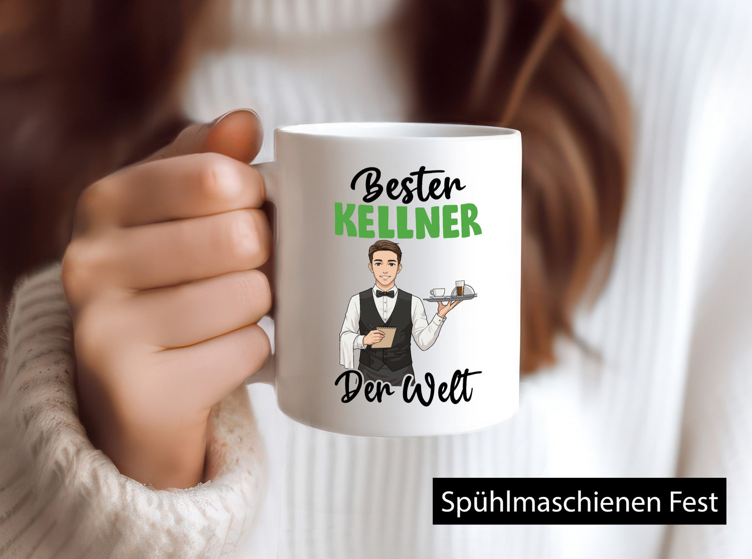 Bester Kellner | kellnern Bedienung v2 Geschenk Humor Geschenkidee lustiger