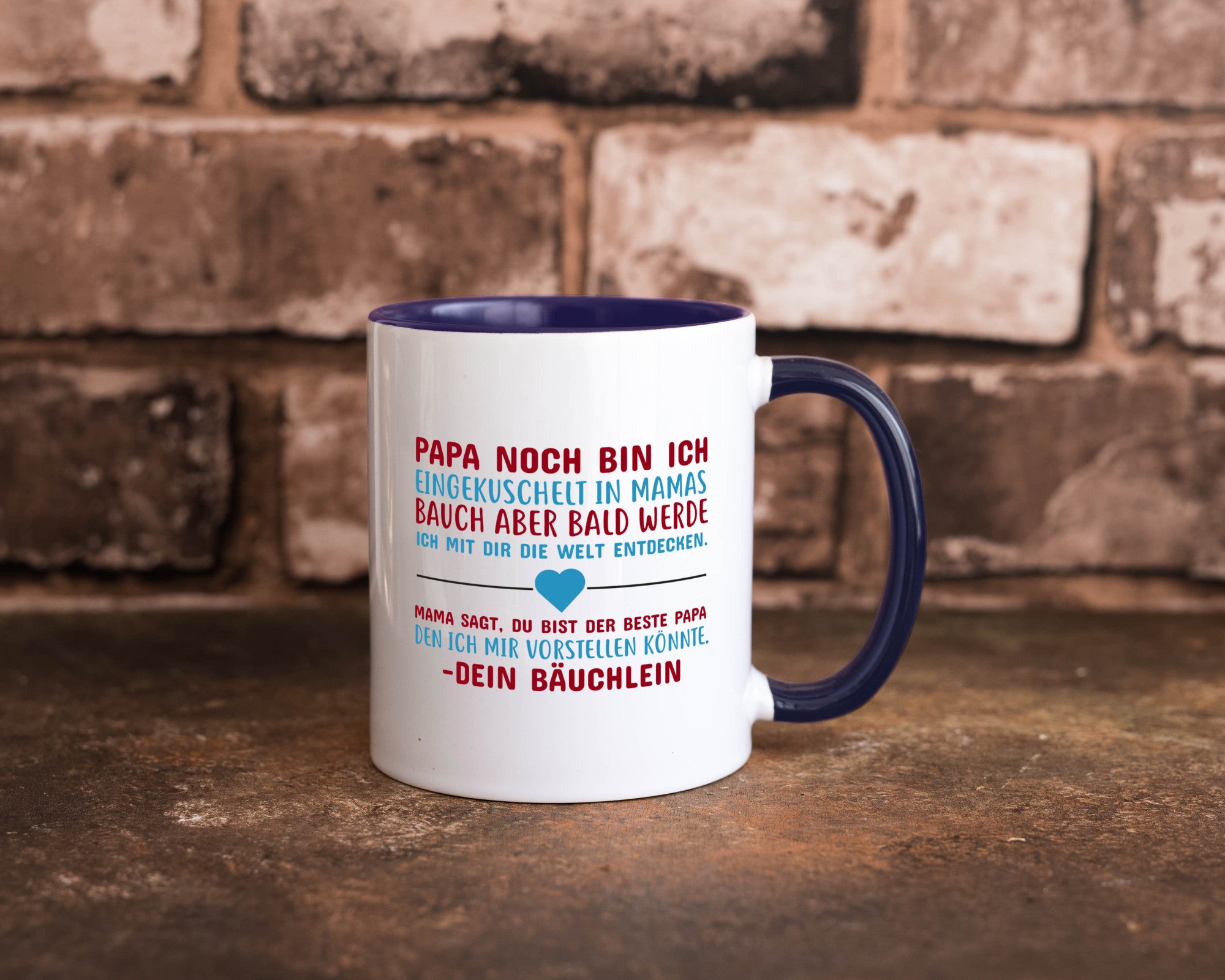 Schwangerschaft | Vaterschaft Tasse Papa Spruch Geschenk Familie Geschenkidee
