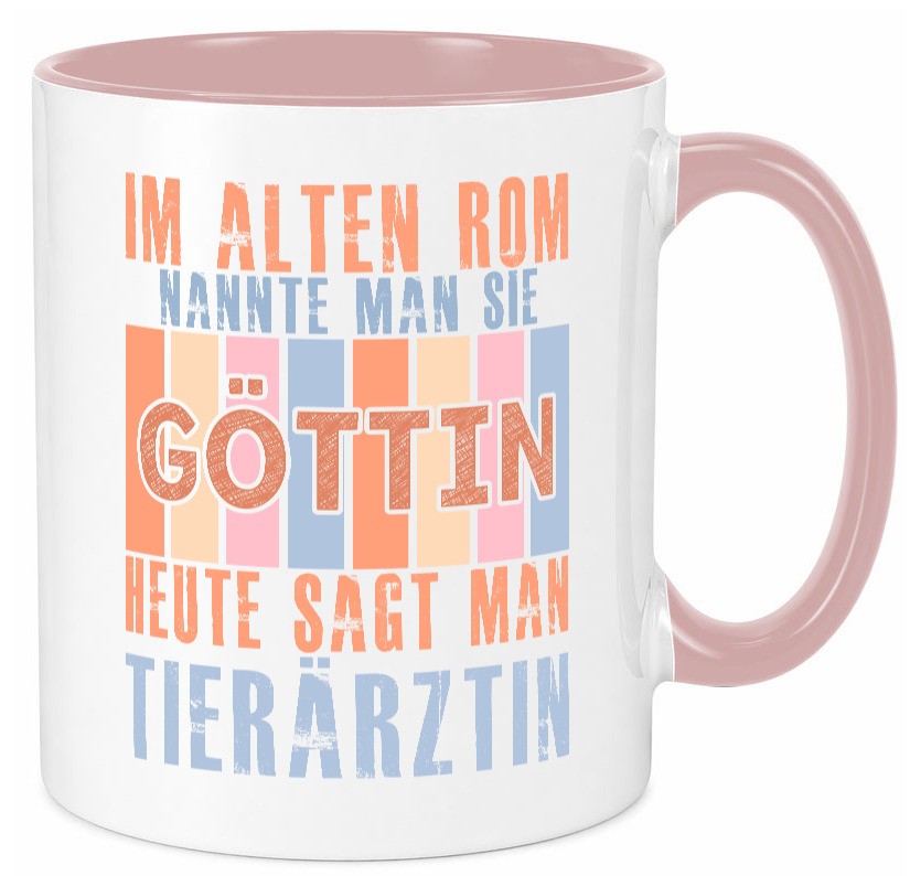 Heute sagt man: Tierärztin | Mediziner Tiermedizin lustiger Spruch Geschenk Tasse