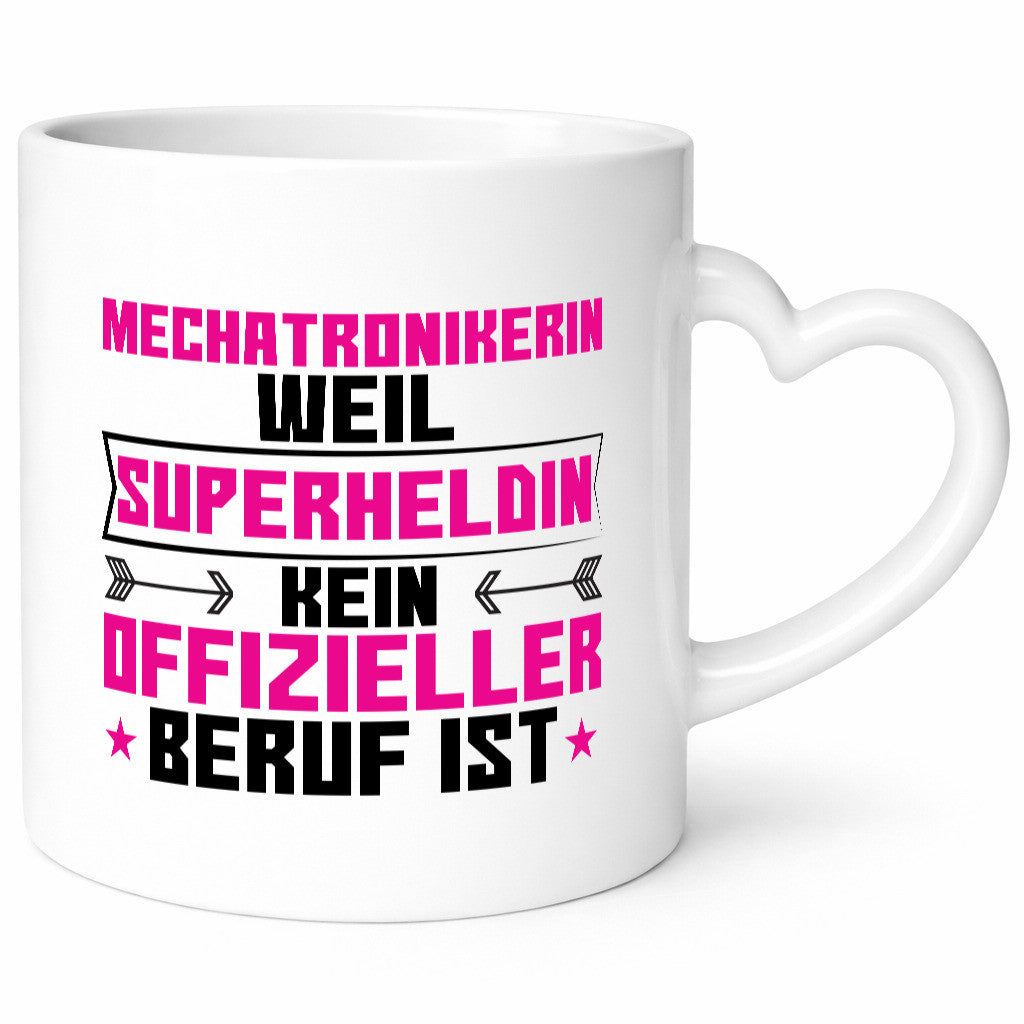 Superheldin Mechatronikerin | KFZ Werkstatt Geschenkidee Humor Tasse