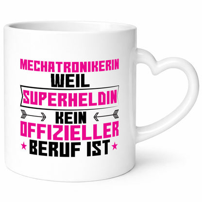Superheldin Mechatronikerin | KFZ Werkstatt Geschenkidee Humor Tasse