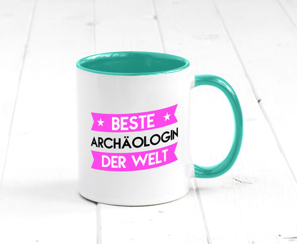 Beste Archäologin| Archäologie | Forscherin Humor Geschenkidee Tasse
