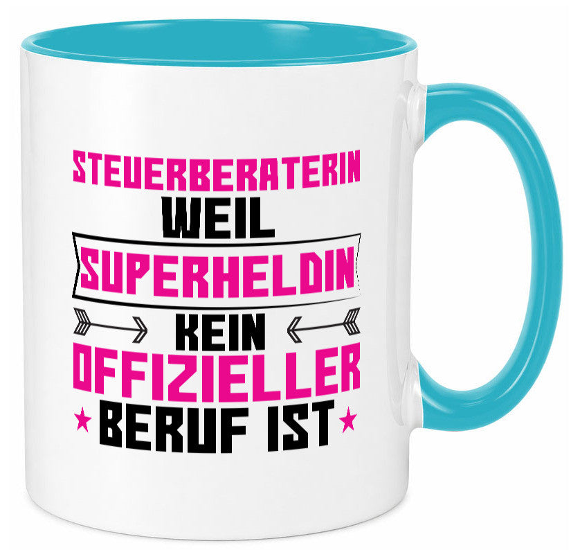 Superheldin Steuerberaterin | Steuer Beratung Humor Geschenkidee Tasse