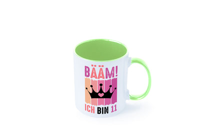 11. Geburtstag | 11 Jahre Bääm ich bin Krone Humor Geschenkidee Tasse