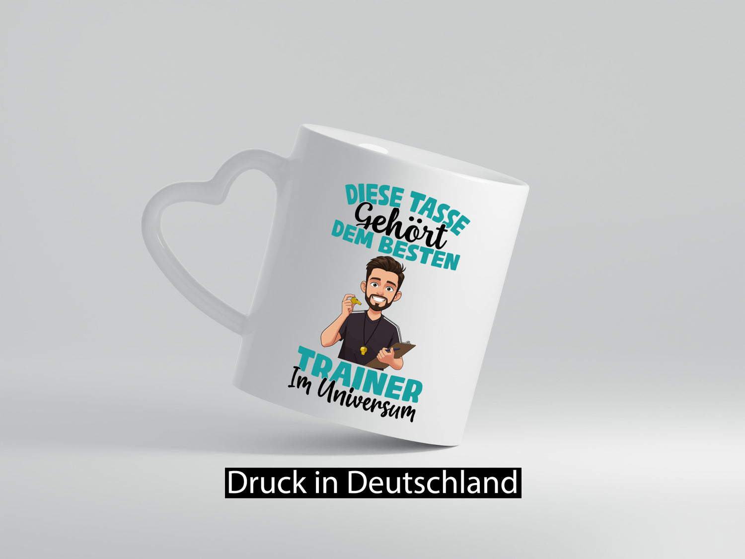 Im Universum: Trainer | Verein Sport lustig Humor Geschenkidee Geschenk Tasse