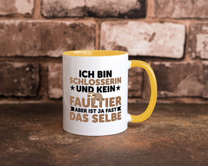 Ich bin kein Faultier: Schlosserin | Schlosserei v2 lustig Tierliebhaber Humor