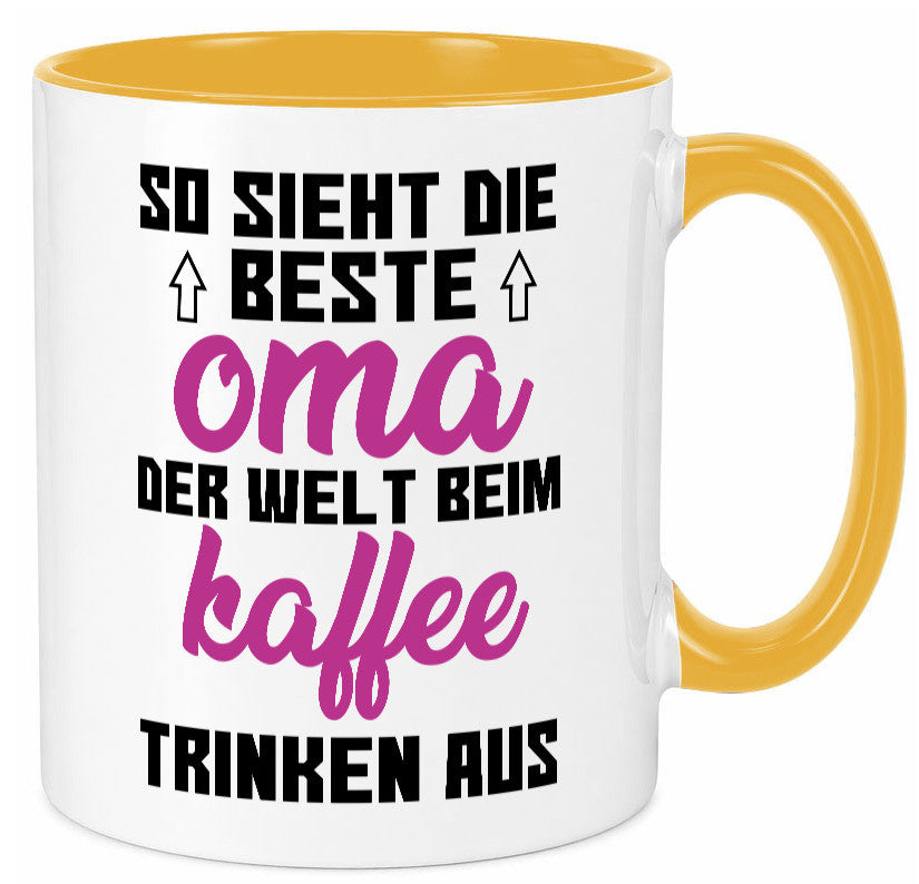 Beste Oma der Welt | Großmutter Tasse lustiger Spruch Geschenk Familie