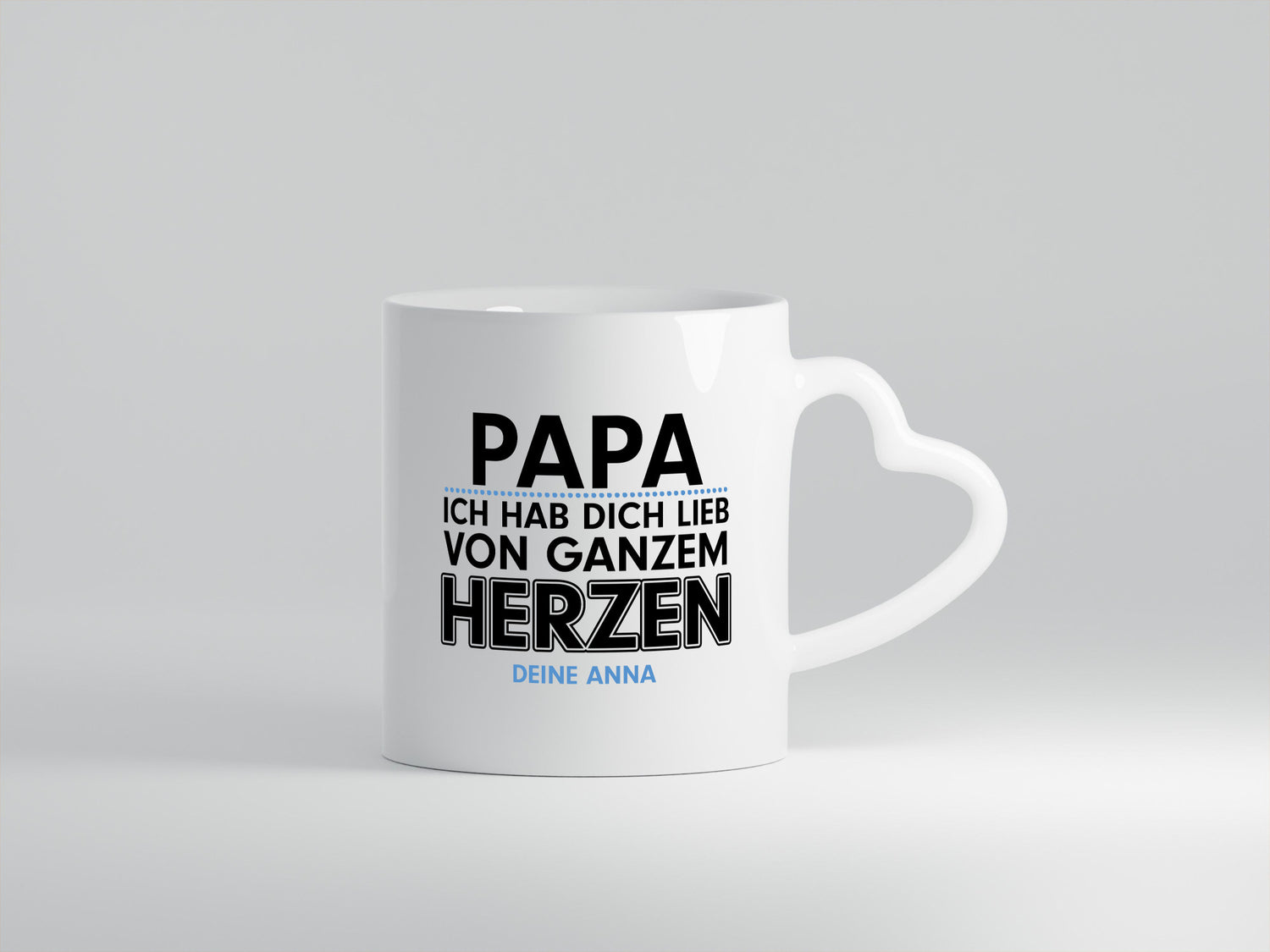 Papa Tasse | Tochter Vatertag schöner Spruch Geschenk Familie Geschenkidee