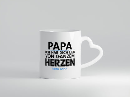 Papa Tasse | Tochter Vatertag schöner Spruch Geschenk Familie Geschenkidee