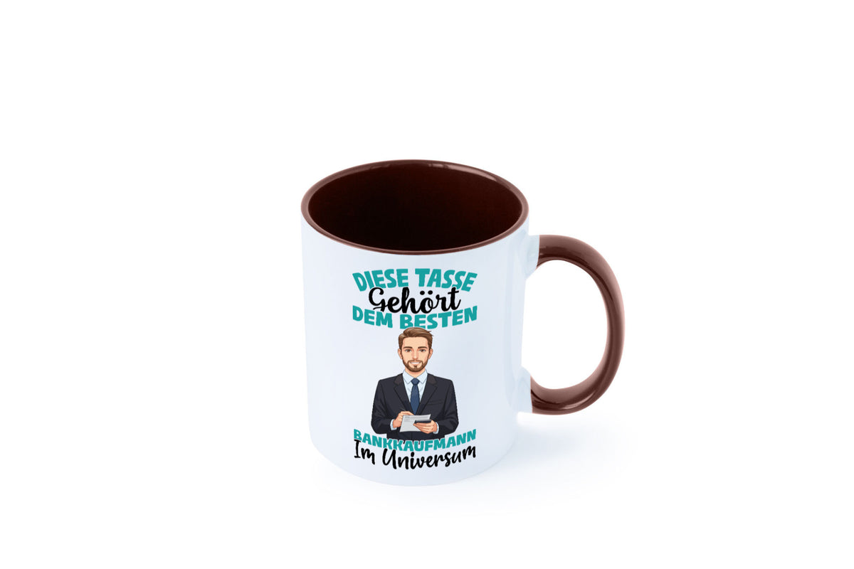 Im Universum: Bankkaufmann | Kaufmann Bank Kaufleute Geschenkidee Humor Tasse
