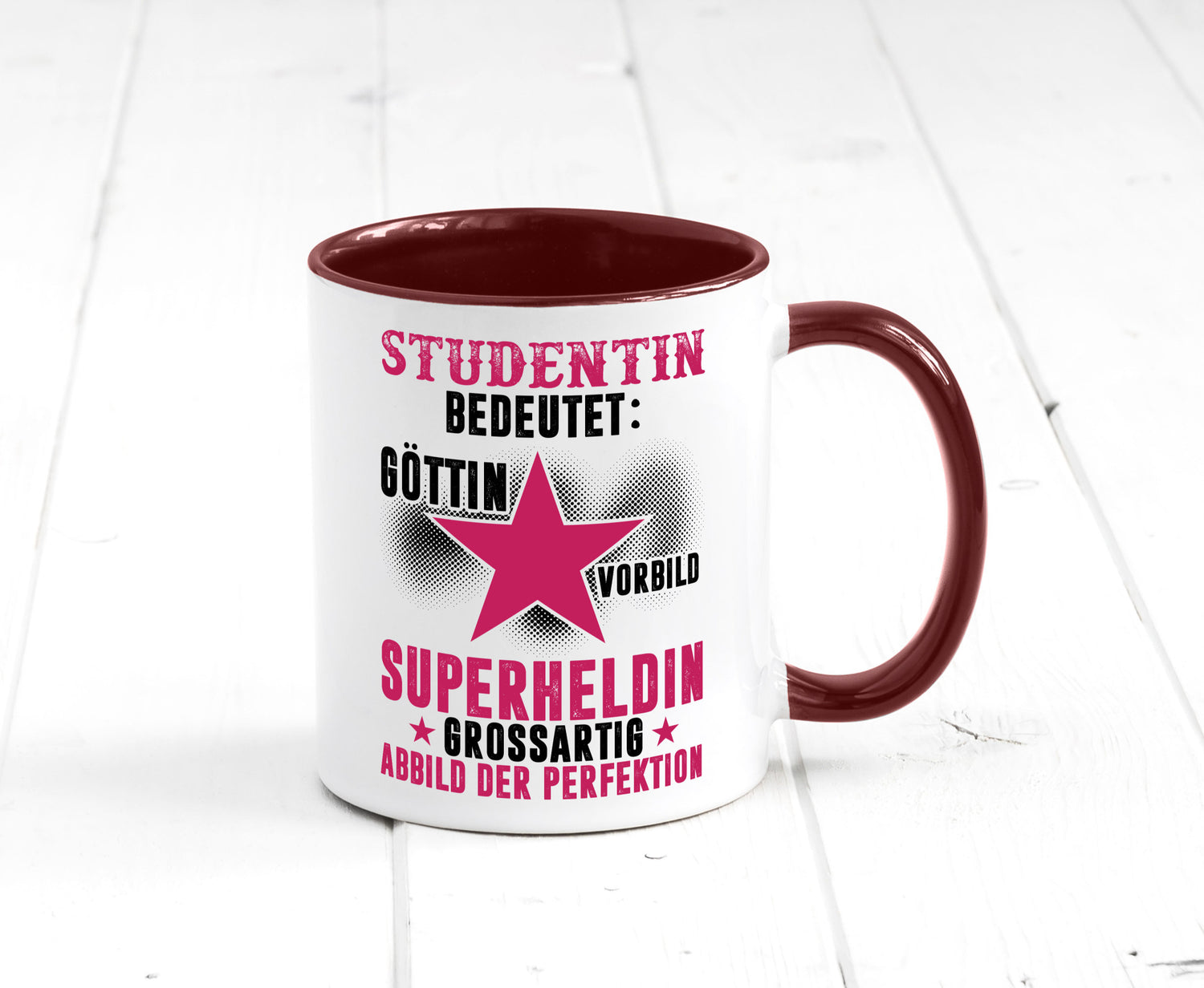 Bedeutung von Studentin | Uni Studium Universität Geschenkidee Humor Tasse