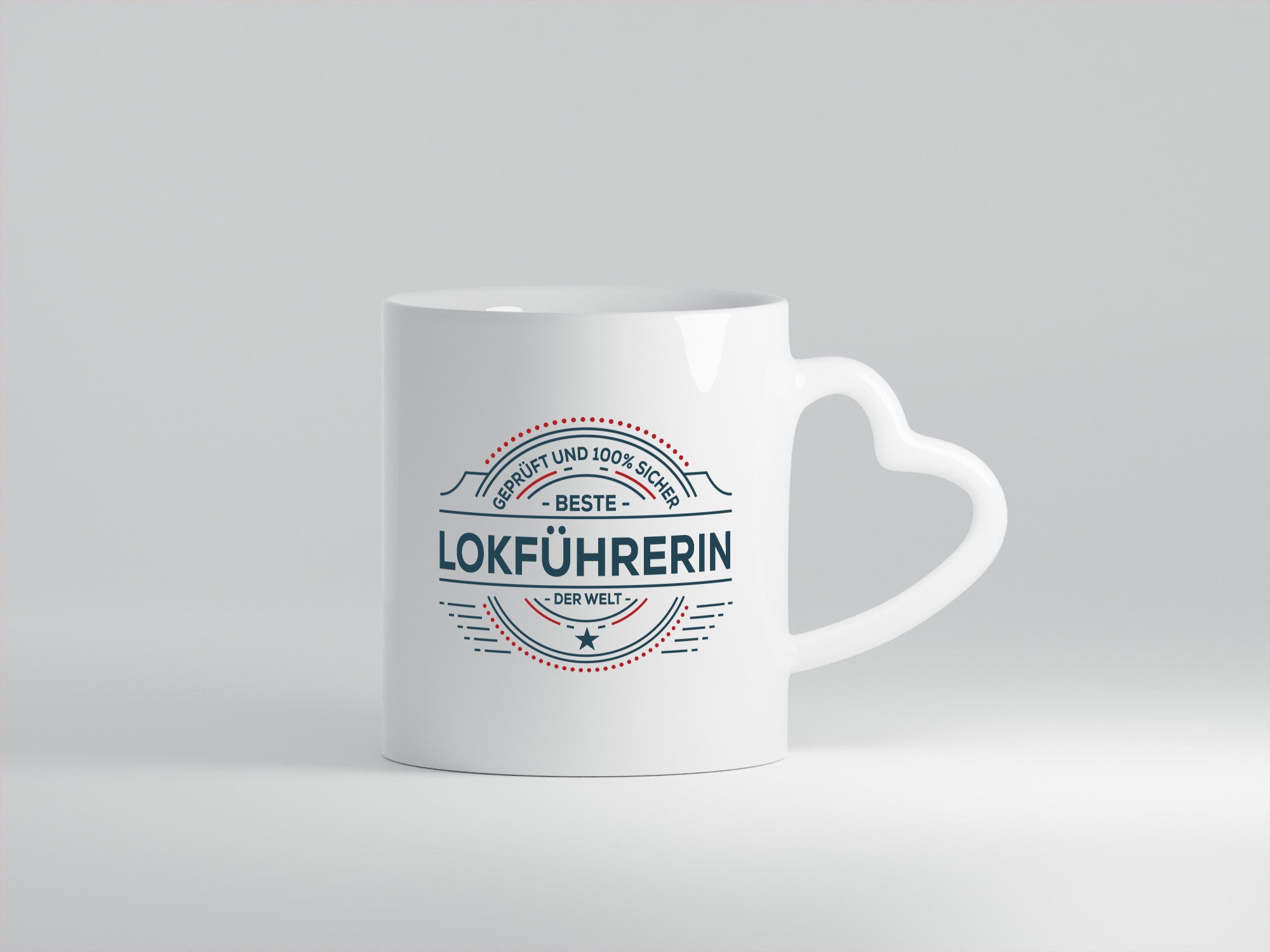 Geprüft und sicher: Lokführerin | Zug Beruf lustiger Spruch Geschenk Arbeit