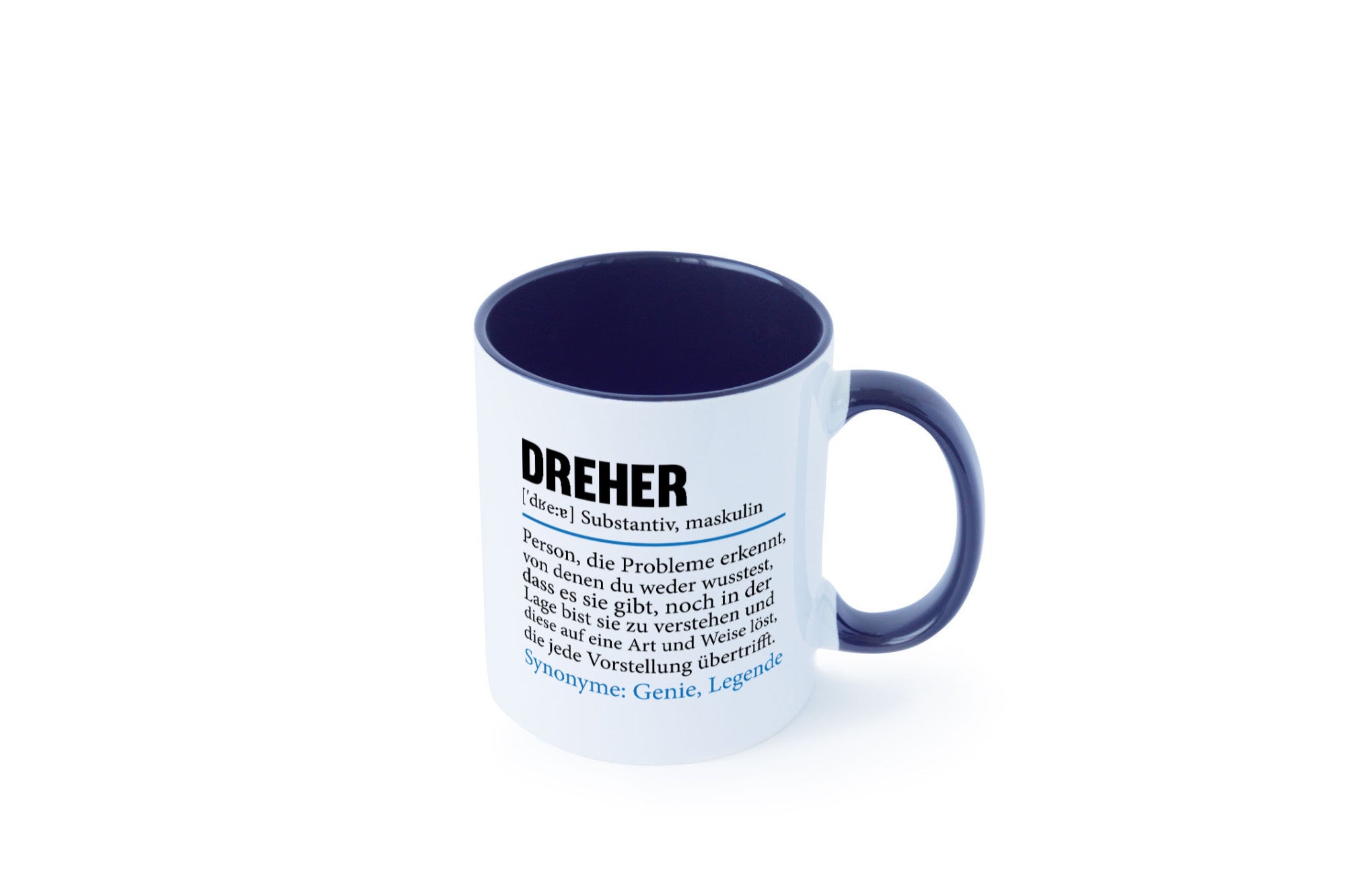 Dreher Humor | Fräser Zerspannungsmechaniker Geschenkidee Tasse