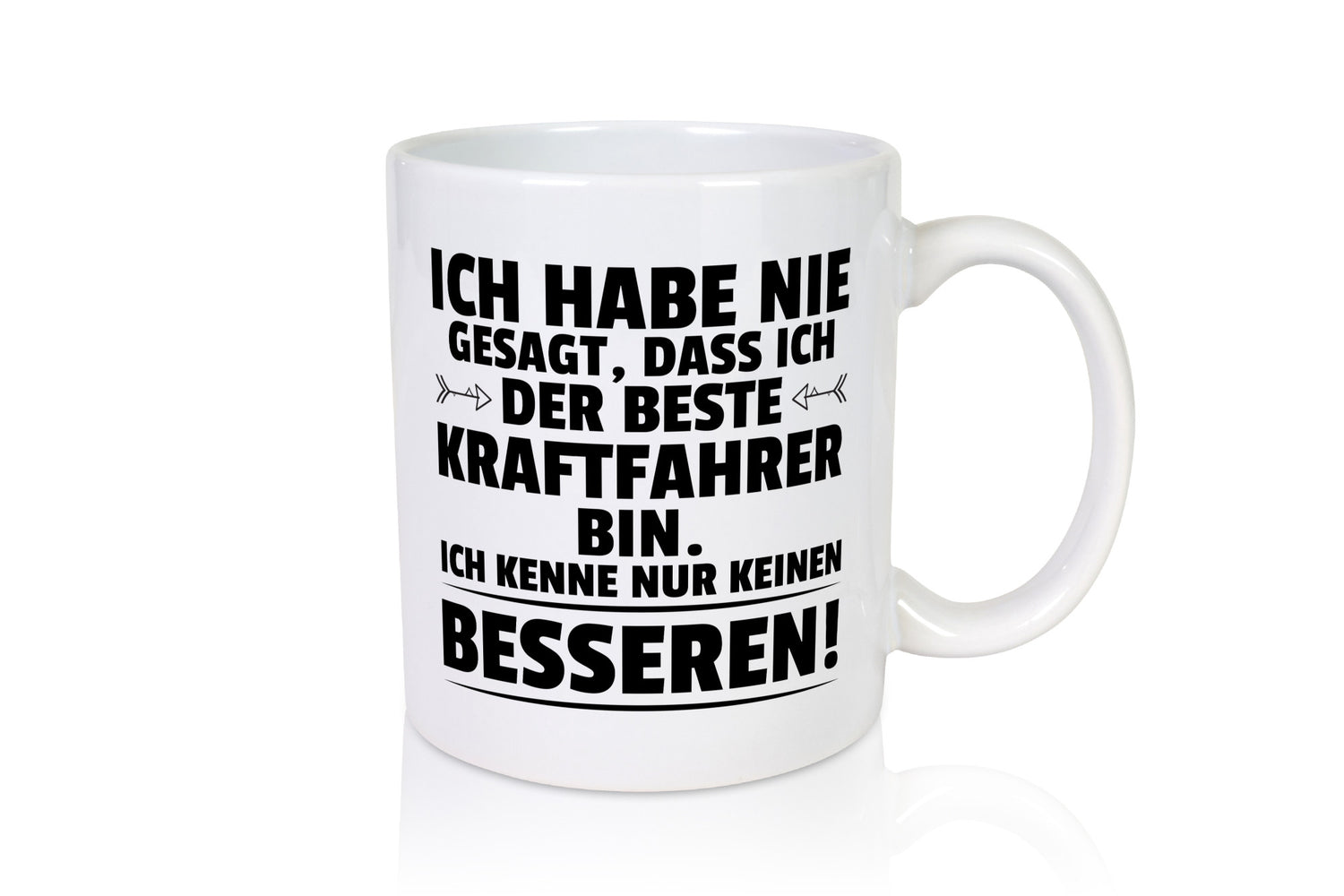 Der Beste Kraftfahrer | Lastwagen LKW Fahrer Geschenkidee Humor Tasse