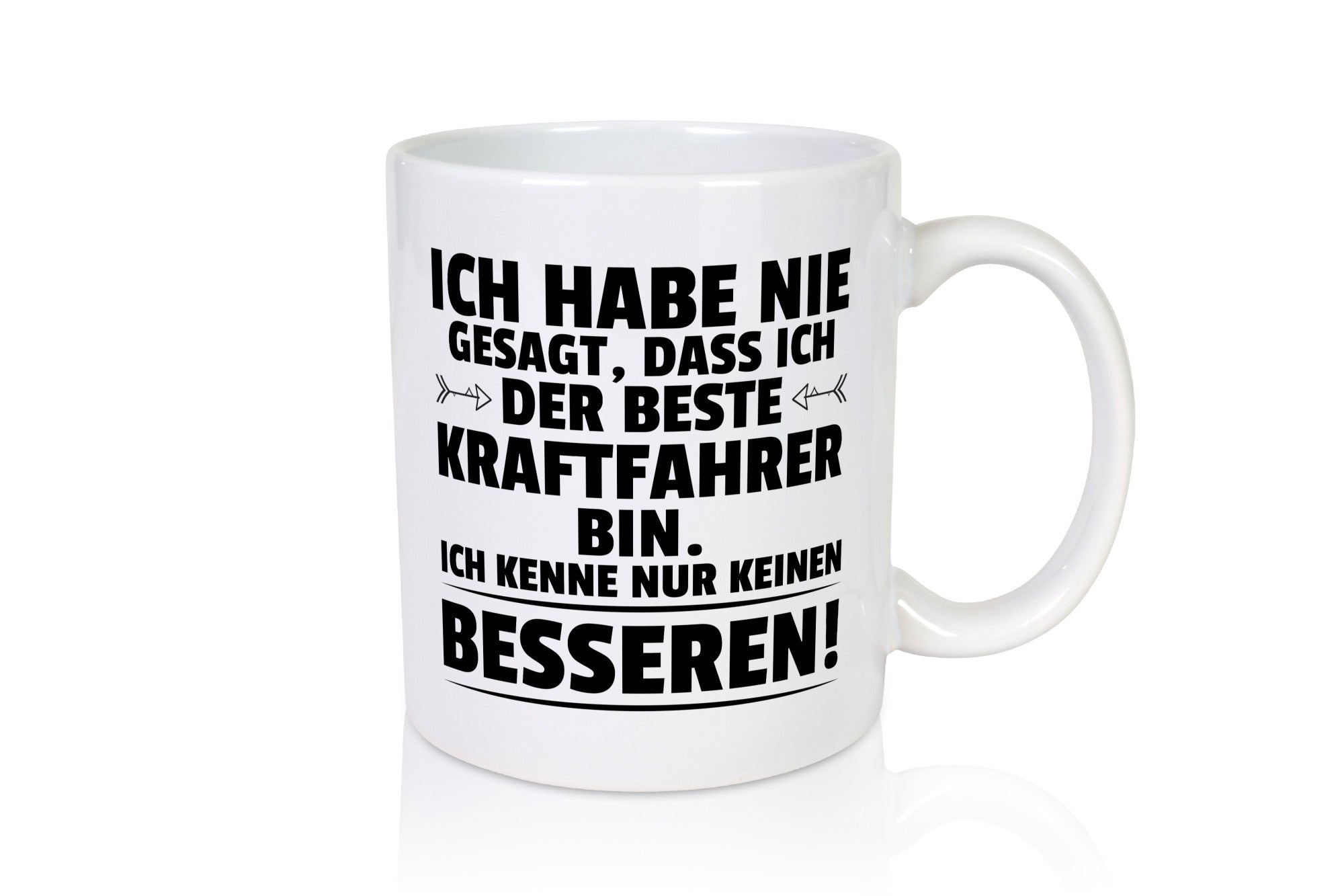 Der Beste Kraftfahrer | Lastwagen LKW Fahrer Geschenkidee Humor Tasse