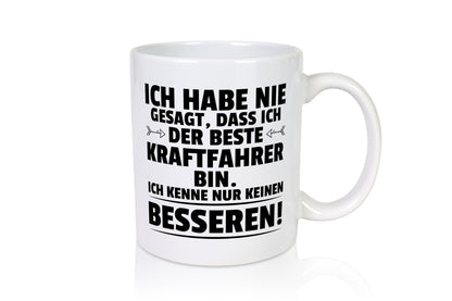 Der Beste Kraftfahrer | Lastwagen LKW Fahrer Geschenkidee Humor Tasse