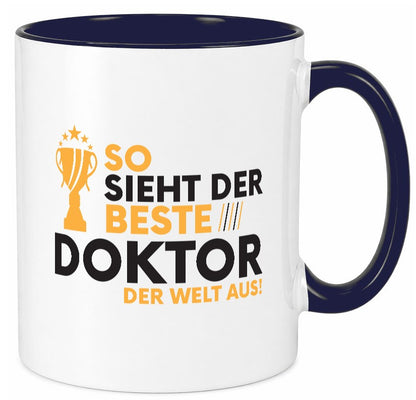 Der Weltbeste Doktor | Doktorand Doktortitel lustiger Spruch Geschenk Humor Tasse