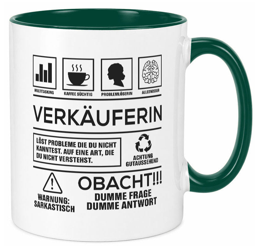 Achtung Probleme Verkäuferin| Kollegin | Verkaufsjob lustig Arbeit Kollegen