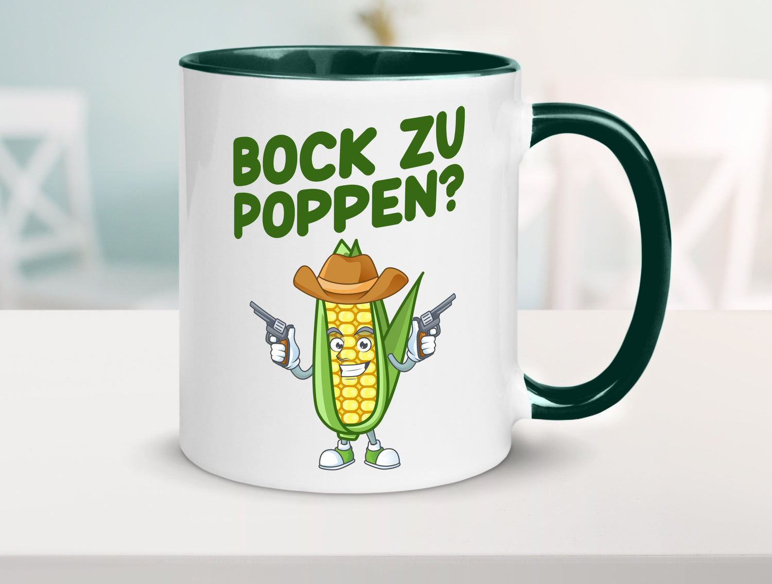Bock auf Poppen | Mais Lustig Geschenk Humor Geschenkidee lustiger Spruch Tasse