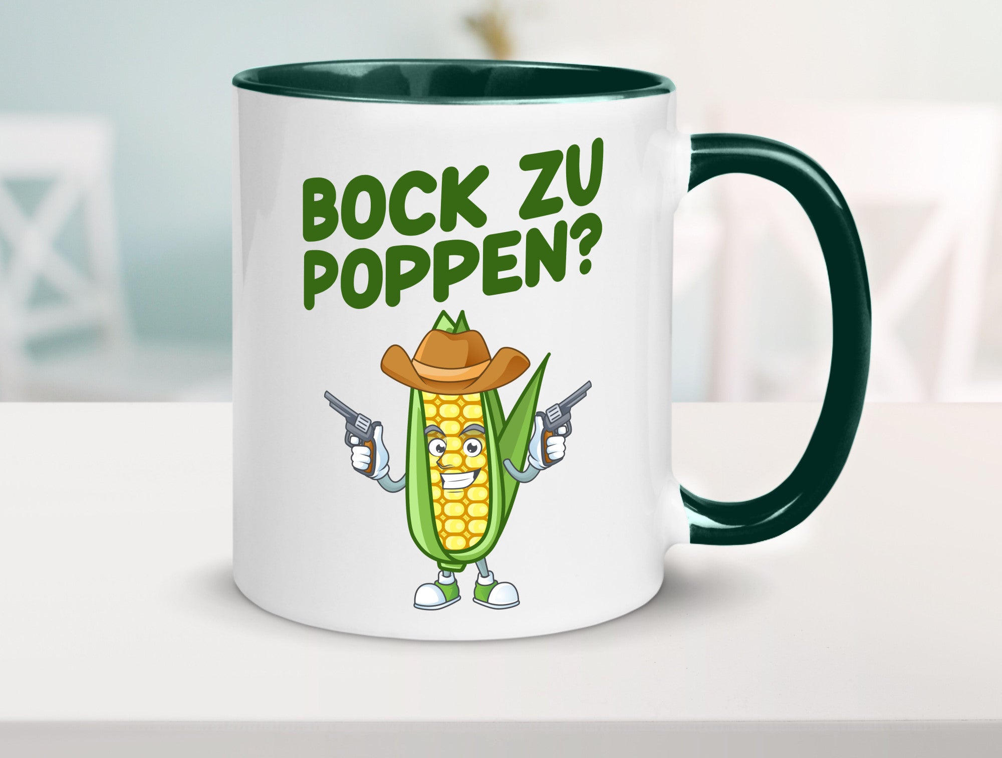 Bock auf Poppen | Mais Lustig Geschenk Humor Geschenkidee lustiger Spruch Tasse